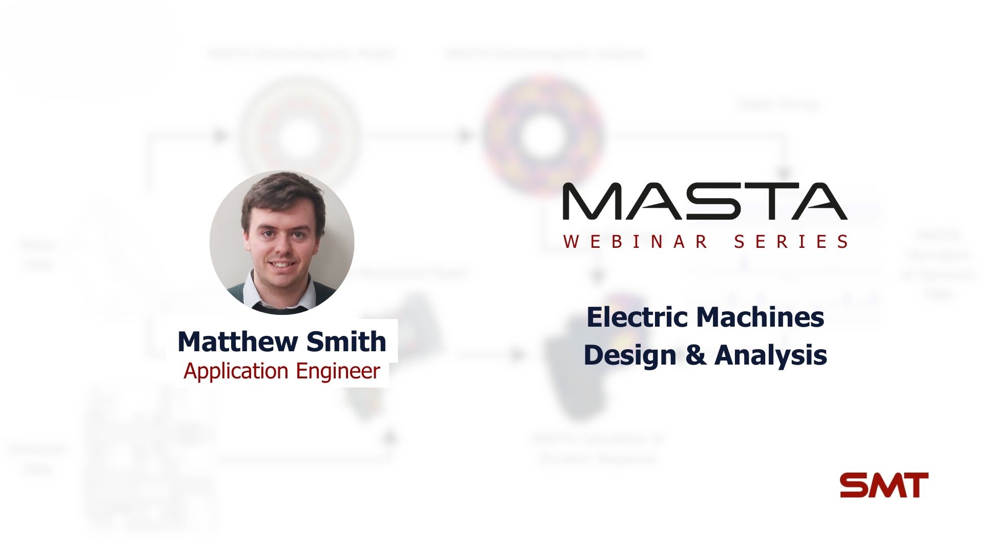Matt Smith, Application Engineer at SMT 'Electric Machines Design and Analysis' webinar.